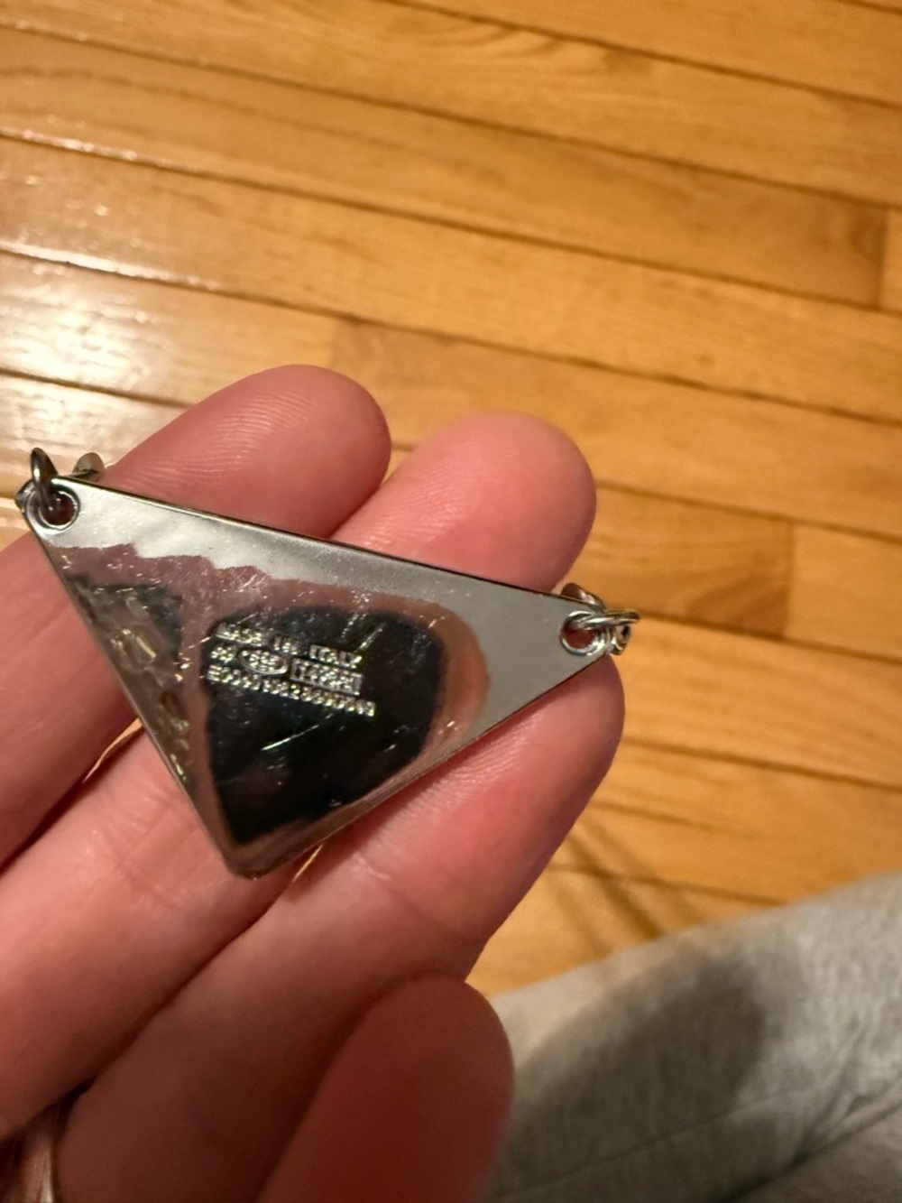 Men’s Prada Stainless Silver Plated Chocker Necklace - Picture 3 of 3